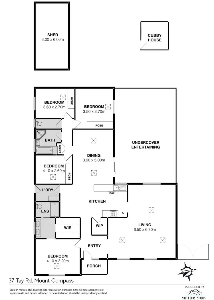 Floorplan of Homely house listing, 37 Tay Road, Mount Compass SA 5210