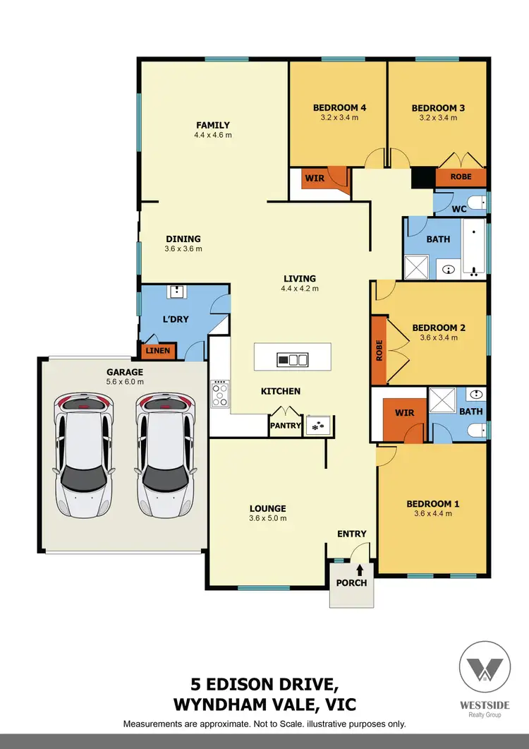 Floorplan of Homely house listing, 5 Edison Drive, Wyndham Vale VIC 3024