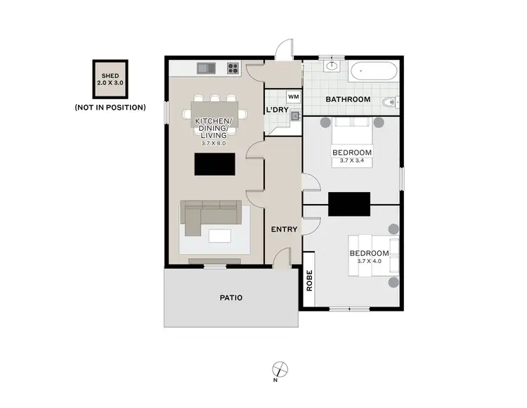 Floorplan of Homely house listing, 17 Joffre Street, Mowbray TAS 7248