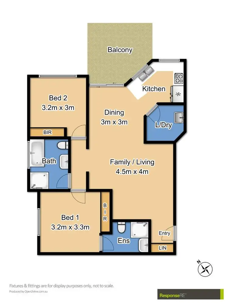 Floorplan of Homely unit listing, 1/5-7 Cowper Street, Parramatta NSW 2150