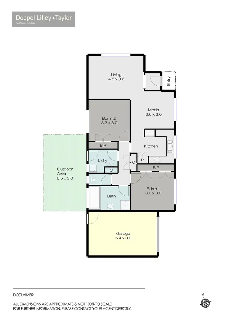 Floorplan of Homely townhouse listing, 4/503 Darling Street, Redan VIC 3350