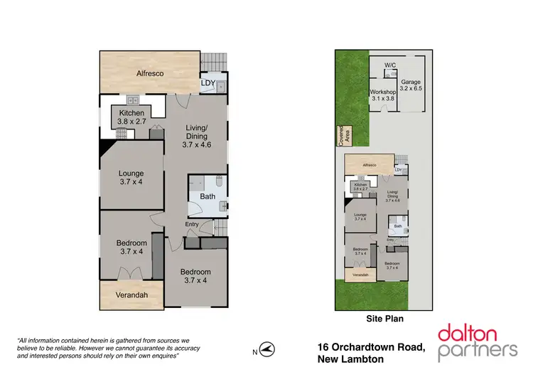 Floorplan of Homely house listing, 16 Orchardtown Road, New Lambton NSW 2305