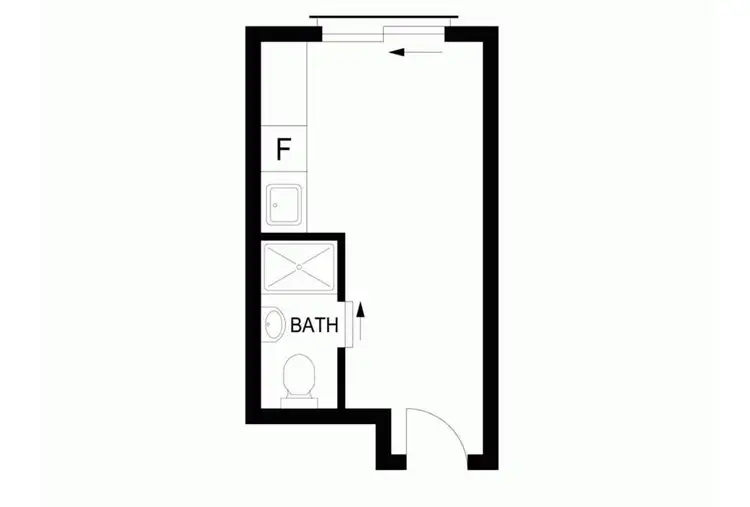 Floorplan of Homely unit listing, 94/546 Flinders Street, Melbourne VIC 3000