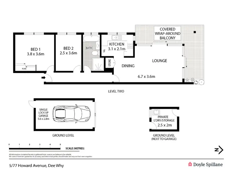 Floorplan of Homely apartment listing, 5/77 Howard Avenue, Dee Why NSW 2099