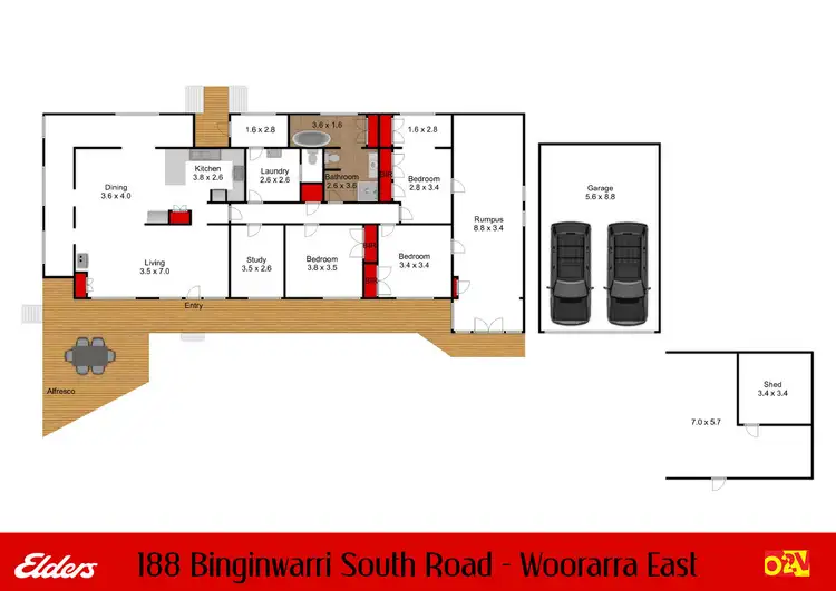 Floorplan of Homely rural property listing, 188 Binginwarri South Road, Woorarra East VIC 3962