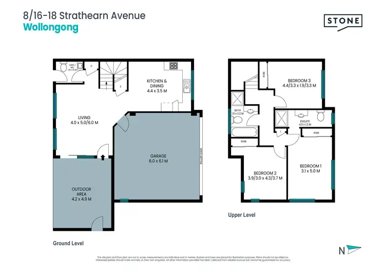 Floorplan of Homely townhouse listing, 8/16-18 Strathearn Avenue, Wollongong NSW 2500