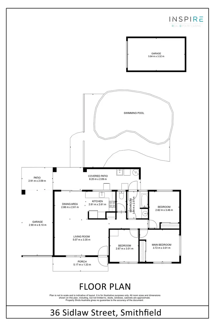 Floorplan of Homely house listing, 36 Sidlaw Street, Smithfield QLD 4878