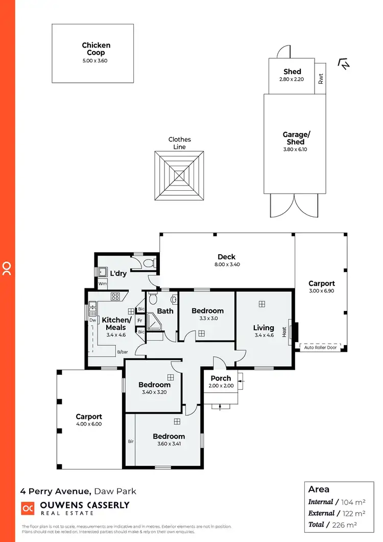 Floorplan of Homely house listing, 4 Perry Avenue, Daw Park SA 5041