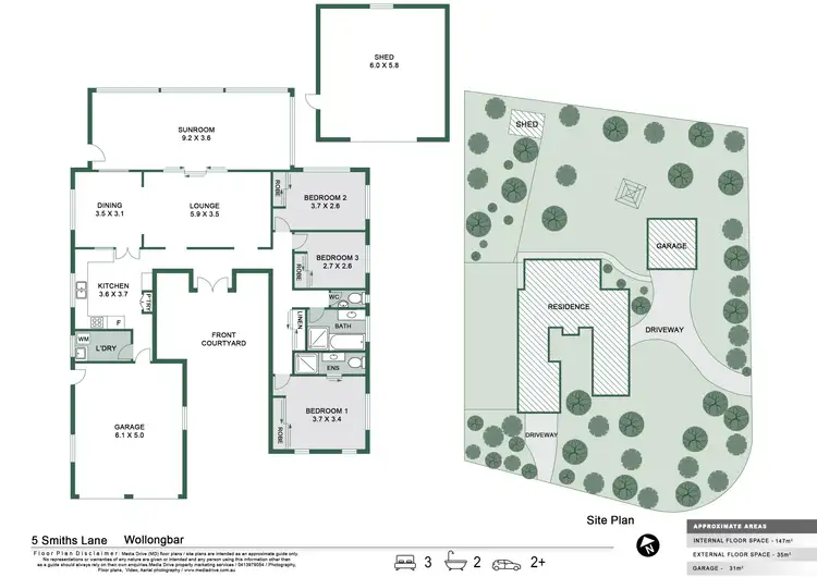 Floorplan of Homely house listing, 5 Smiths Lane, Wollongbar NSW 2477