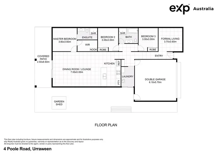 Floorplan of Homely house listing, 4 Poole Road, Urraween QLD 4655