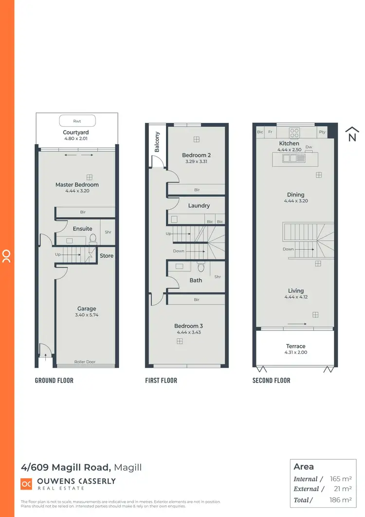 Floorplan of Homely townhouse listing, 4/609 Magill Road, Magill SA 5072
