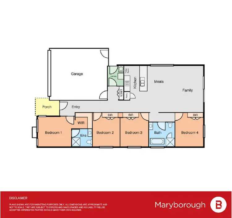 Floorplan of Homely house listing, 6 Faraday Street, Avoca VIC 3467