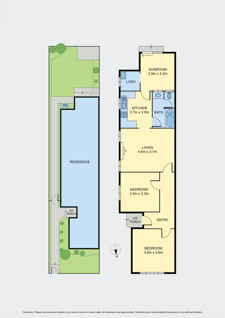 Floorplan of Homely house listing, 133 Edinburgh Street, Flemington VIC 3031