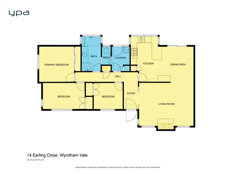 Floorplan of Homely house listing, 14 Earling Close, Wyndham Vale VIC 3024