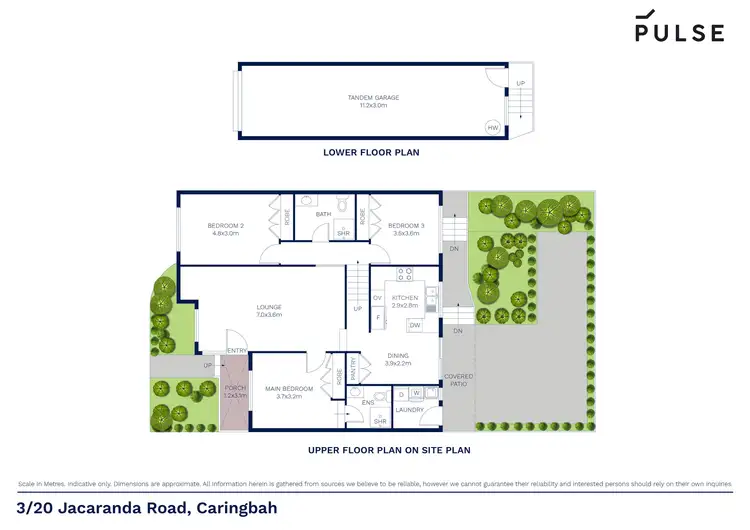 Floorplan of Homely townhouse listing, 3/20 Jacaranda Road, Caringbah NSW 2229