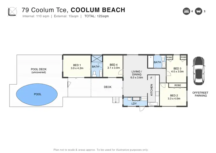 Floorplan of Homely house listing, 79 Coolum Terrace, Coolum Beach QLD 4573