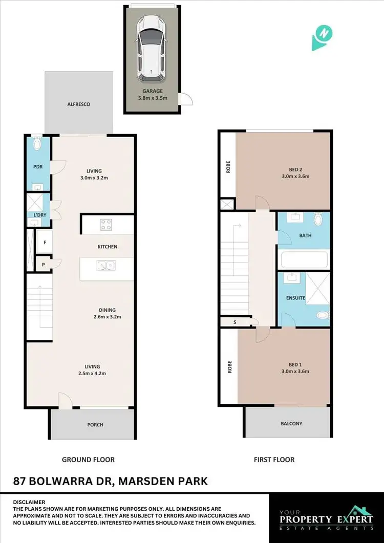 Floorplan of Homely house listing, 87 Bolwarra Drive, Marsden Park NSW 2765