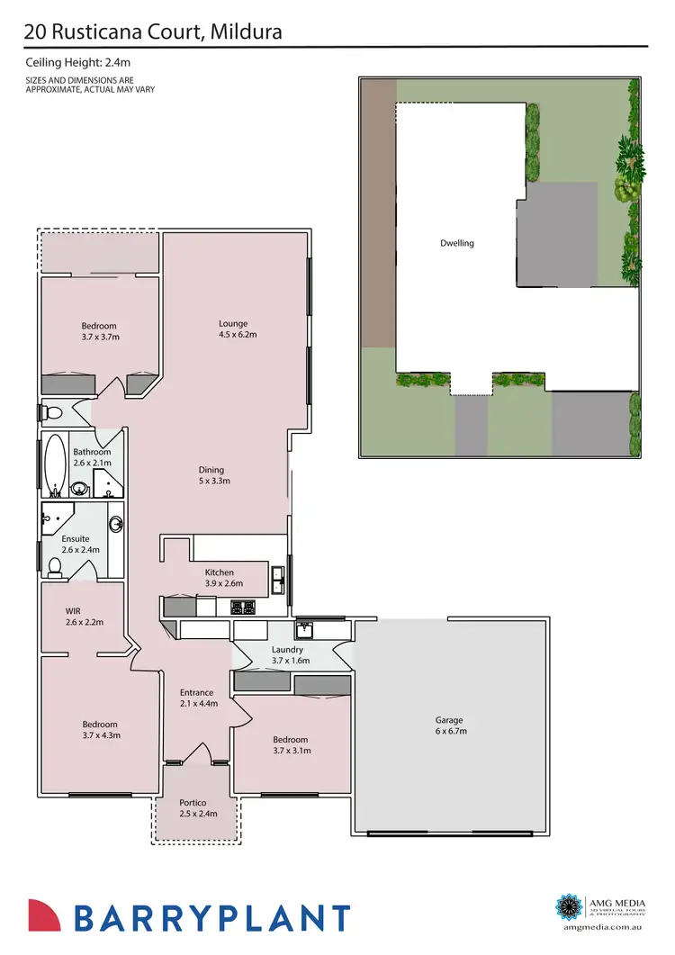 Floorplan of Homely house listing, 20 Rusticana Court, Mildura VIC 3500