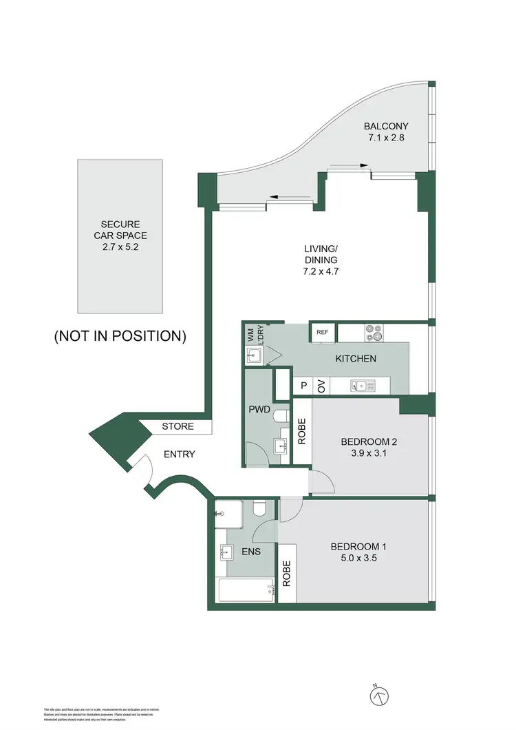 Floorplan of Homely apartment listing, 404/184 Forbes Street, Darlinghurst NSW 2010