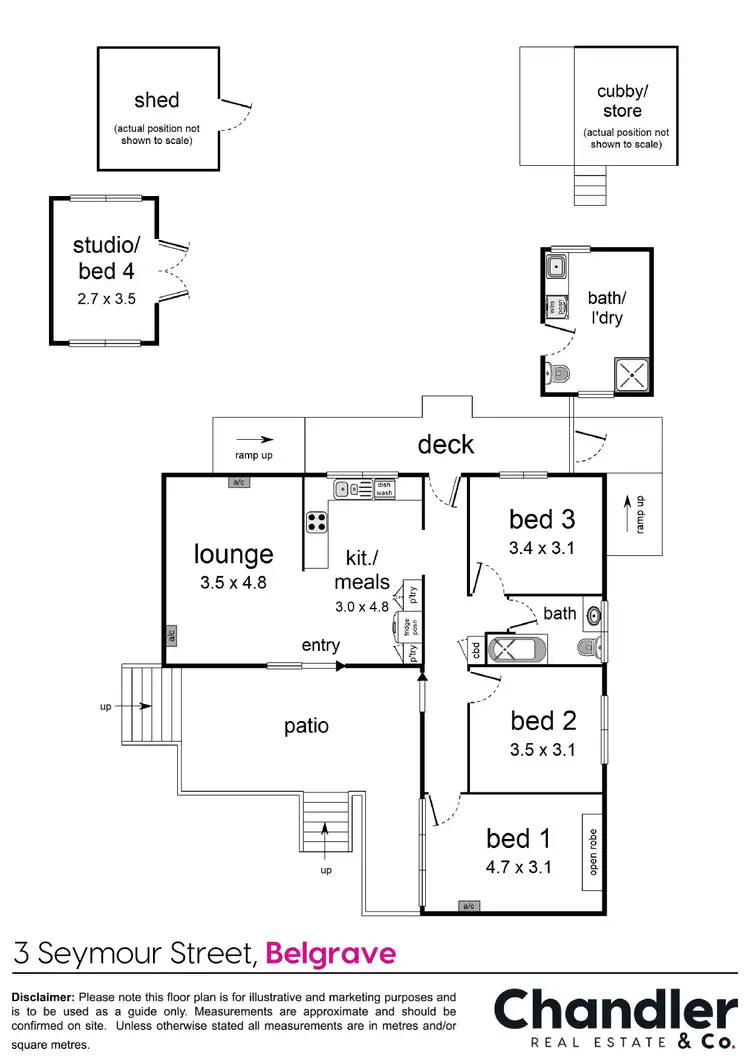 Floorplan of Homely house listing, 3 Seymour Street, Belgrave VIC 3160