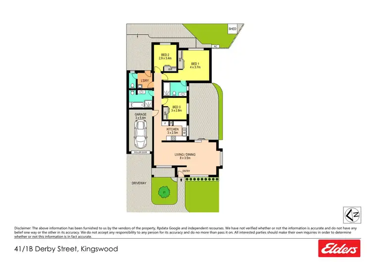 Floorplan of Homely villa listing, 41/1B Derby Street, Kingswood NSW 2747