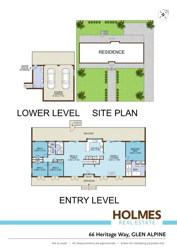 Floorplan of Homely house listing, 66 Heritage Way, Glen Alpine NSW 2560