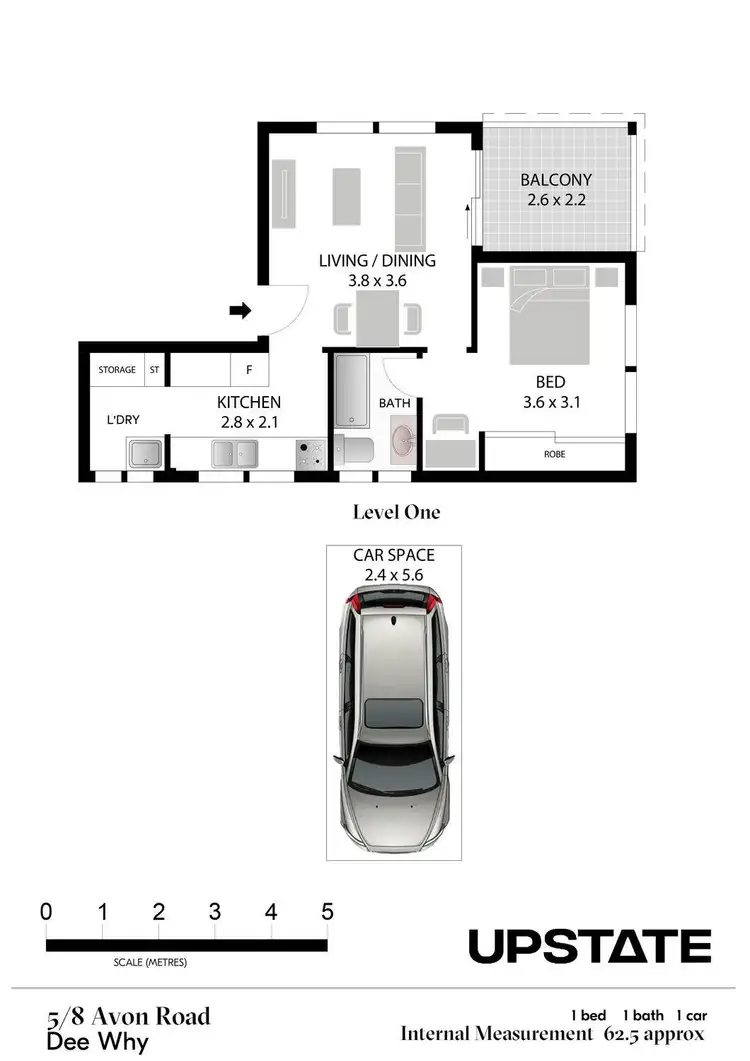Floorplan of Homely apartment listing, 5/8 Avon Road, Dee Why NSW 2099
