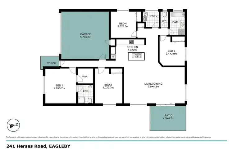 Floorplan of Homely house listing, 241 Herses Road, Eagleby QLD 4207