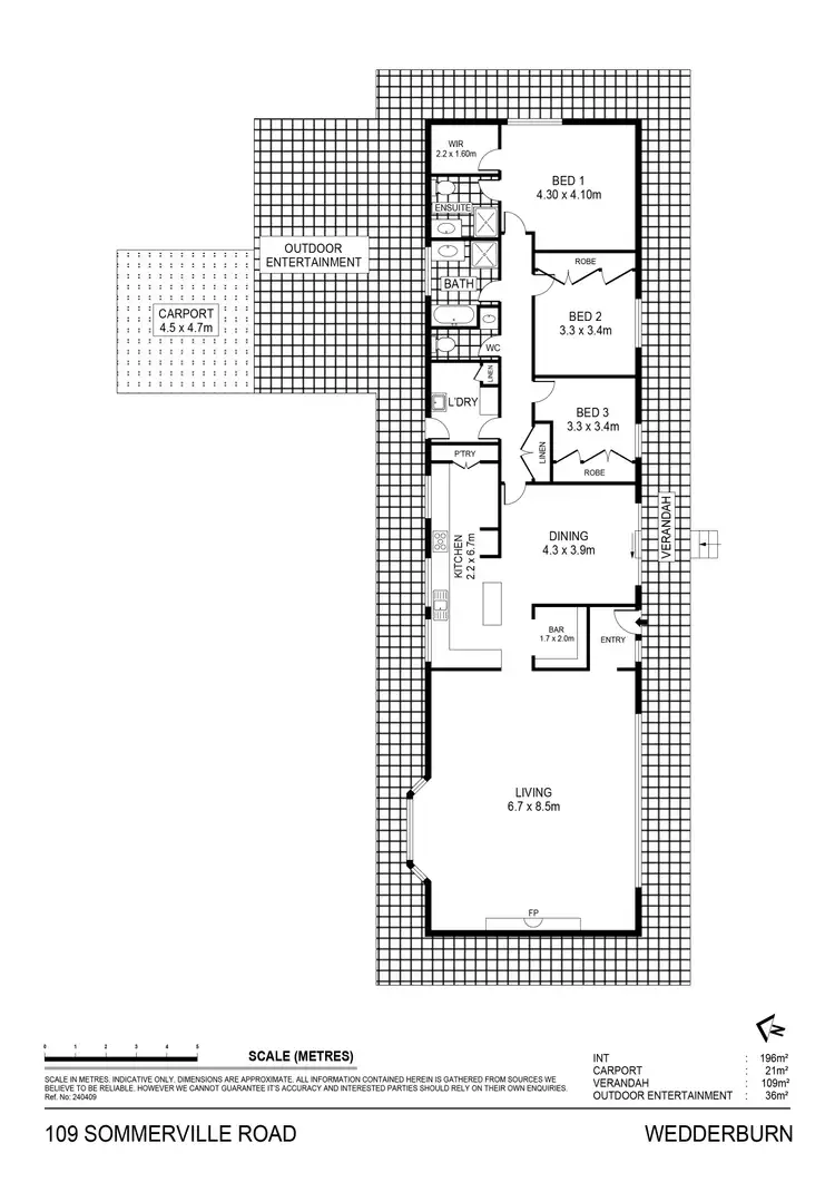 Floorplan of Homely house listing, 109 Sommerville Road, Wedderburn VIC 3518