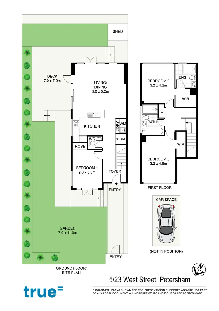 Floorplan of Homely townhouse listing, 5/23 West Street, Petersham NSW 2049
