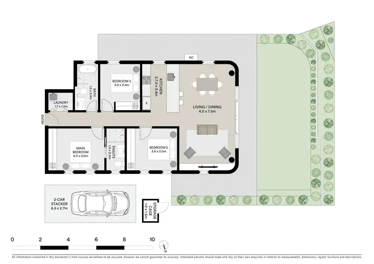 Floorplan of Homely unit listing, 2/166 Mount Street, Coogee NSW 2034