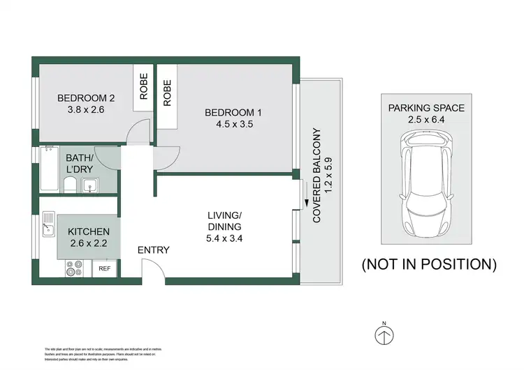 Floorplan of Homely apartment listing, 2/14 Jenkins Street, Collaroy NSW 2097