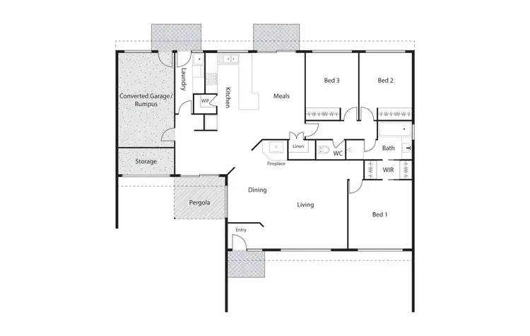 Floorplan of Homely house listing, 16 Dorrit Black Crescent, Lyneham ACT 2602