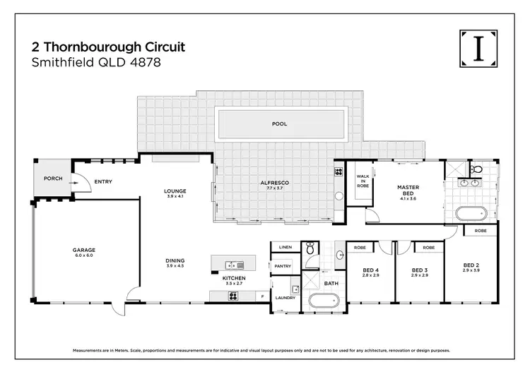 Floorplan of Homely house listing, 2 Thornborough Circuit, Smithfield QLD 4878