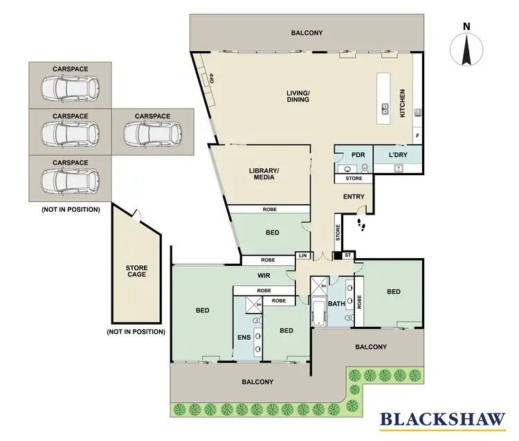 Floorplan of Homely apartment listing, 209/23 State Circle, Forrest ACT 2603