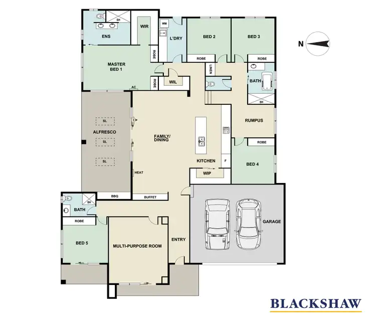 Floorplan of Homely house listing, 6 Perunga Rise, Throsby ACT 2914