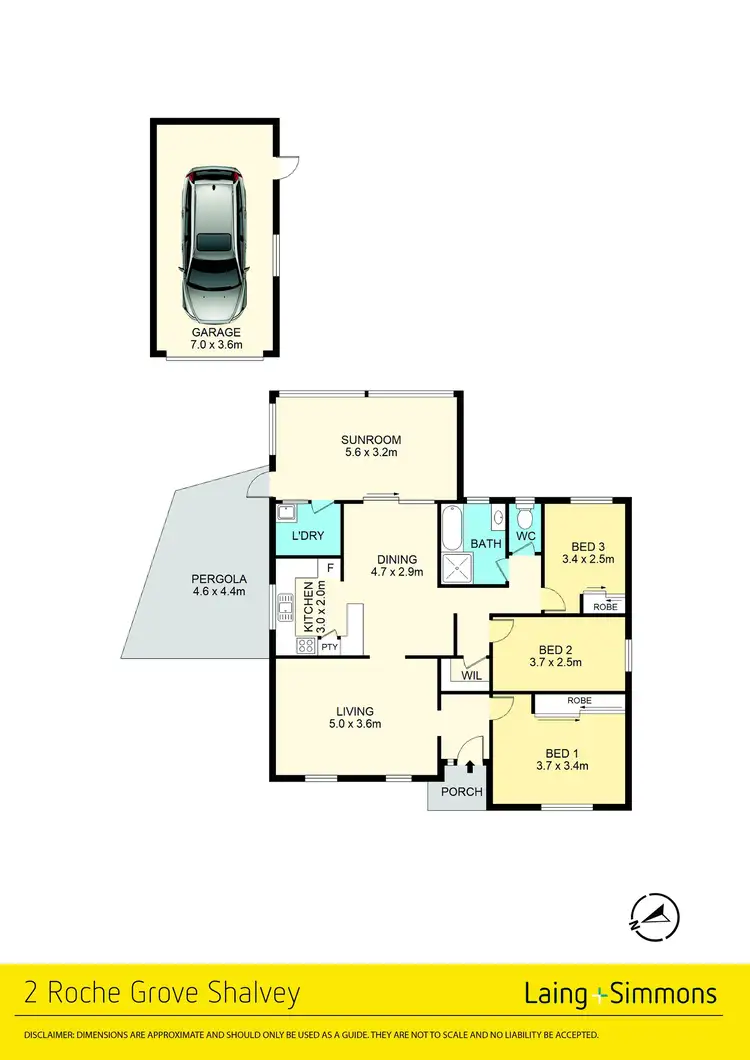 Floorplan of Homely house listing, 2 Roche Grove, Shalvey NSW 2770