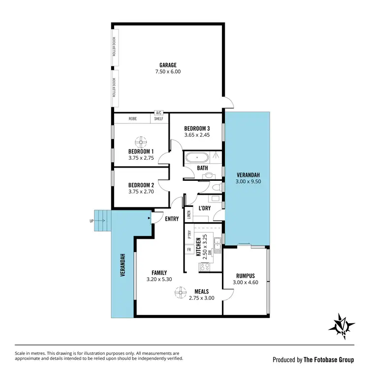 Floorplan of Homely house listing, 7 Corinth Road, Hackham West SA 5163
