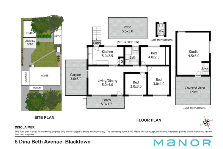 Floorplan of Homely house listing, 5 Dina Beth Avenue, Blacktown NSW 2148