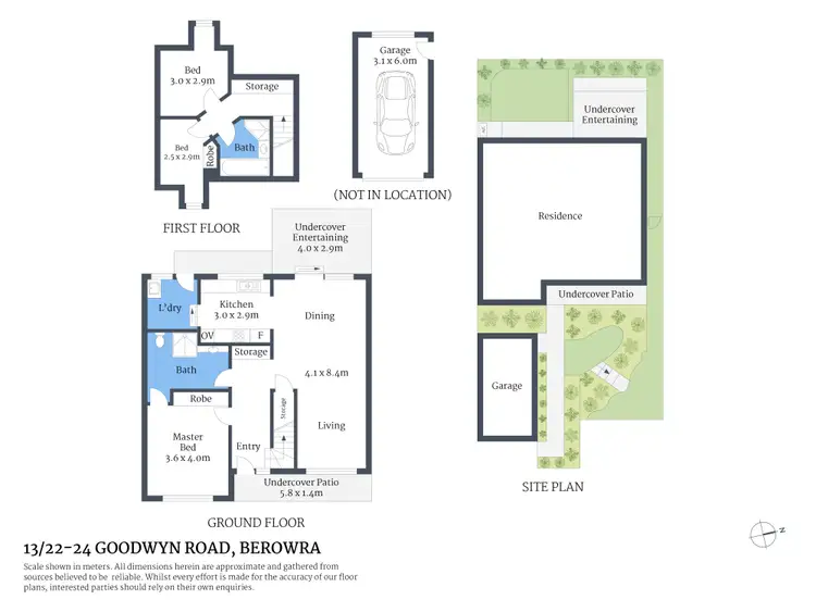Floorplan of Homely townhouse listing, 13/22-24 Goodwyn Road, Berowra NSW 2081