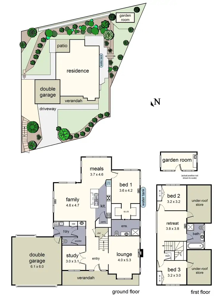 Floorplan of Homely house listing, 3 Antonio Close, Mount Evelyn VIC 3796