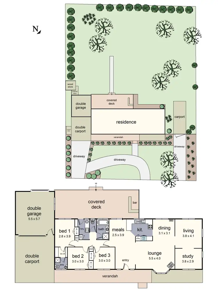 Floorplan of Homely house listing, 18 Coleman Street, Yarra Junction VIC 3797