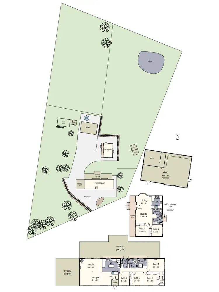 Floorplan of Homely house listing, 55 Burr Road, Woori Yallock VIC 3139