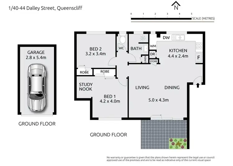 Floorplan of Homely apartment listing, 1/40-44 Dalley Street, Queenscliff NSW 2096