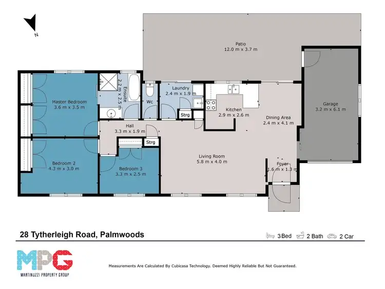 Floorplan of Homely house listing, 28 Tytherleigh Road, Palmwoods QLD 4555