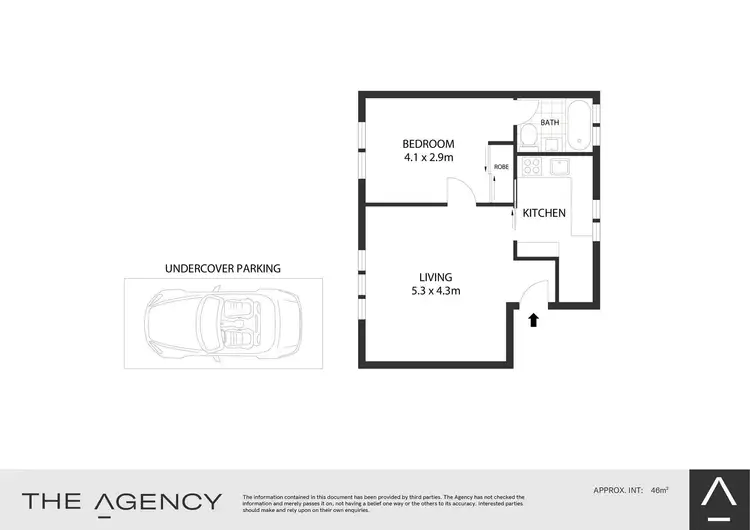 Floorplan of Homely apartment listing, 11/17 Milner Street, Mosman NSW 2088