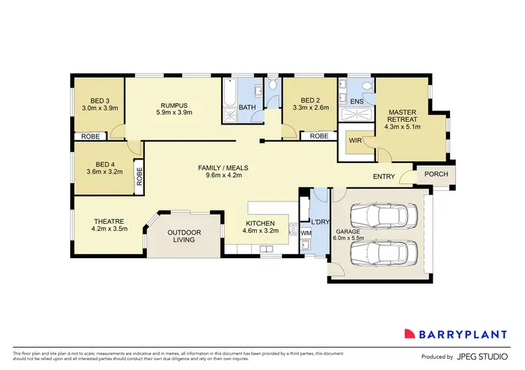 Floorplan of Homely house listing, 8 Pilgrim Drive, Hillside VIC 3037