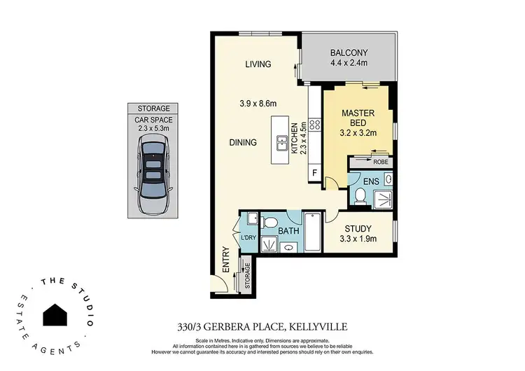 Floorplan of Homely unit listing, 330/3 Gerbera Place, Kellyville NSW 2155