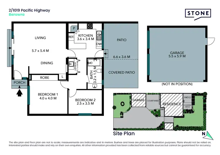 Floorplan of Homely semi-detached listing, 2/1019 Pacific Highway, Berowra NSW 2081