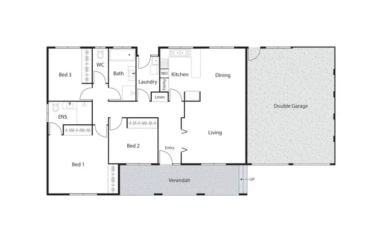 Floorplan of Homely house listing, 2/4 Kilgour Place, Isaacs ACT 2607
